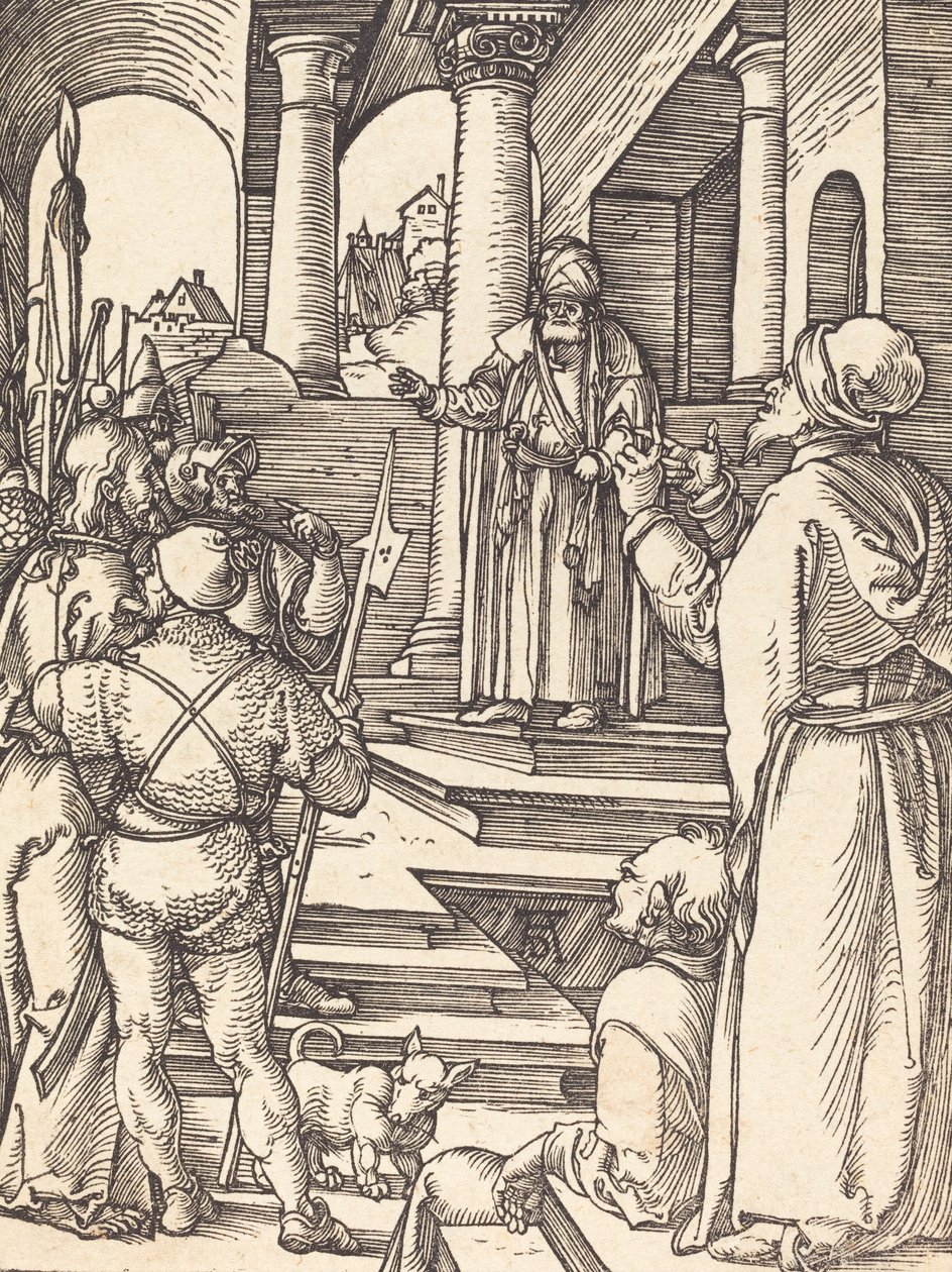 Cristo davanti a Pilato, probabilmente c. 1509-1510 da Albrecht Dürer