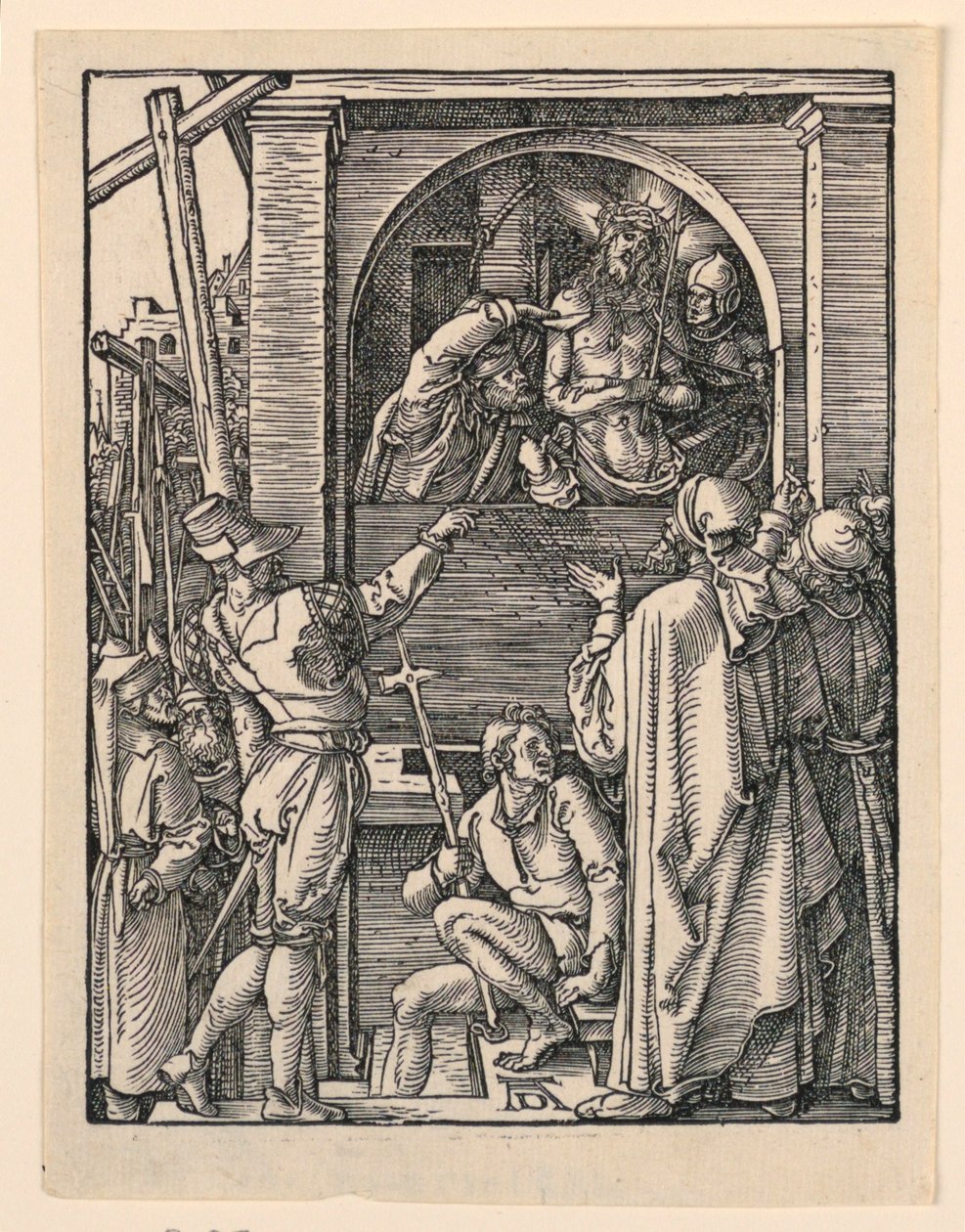 Cristo davanti al popolo (Ecce Homo), dalla serie La Piccola Passione da Albrecht Dürer