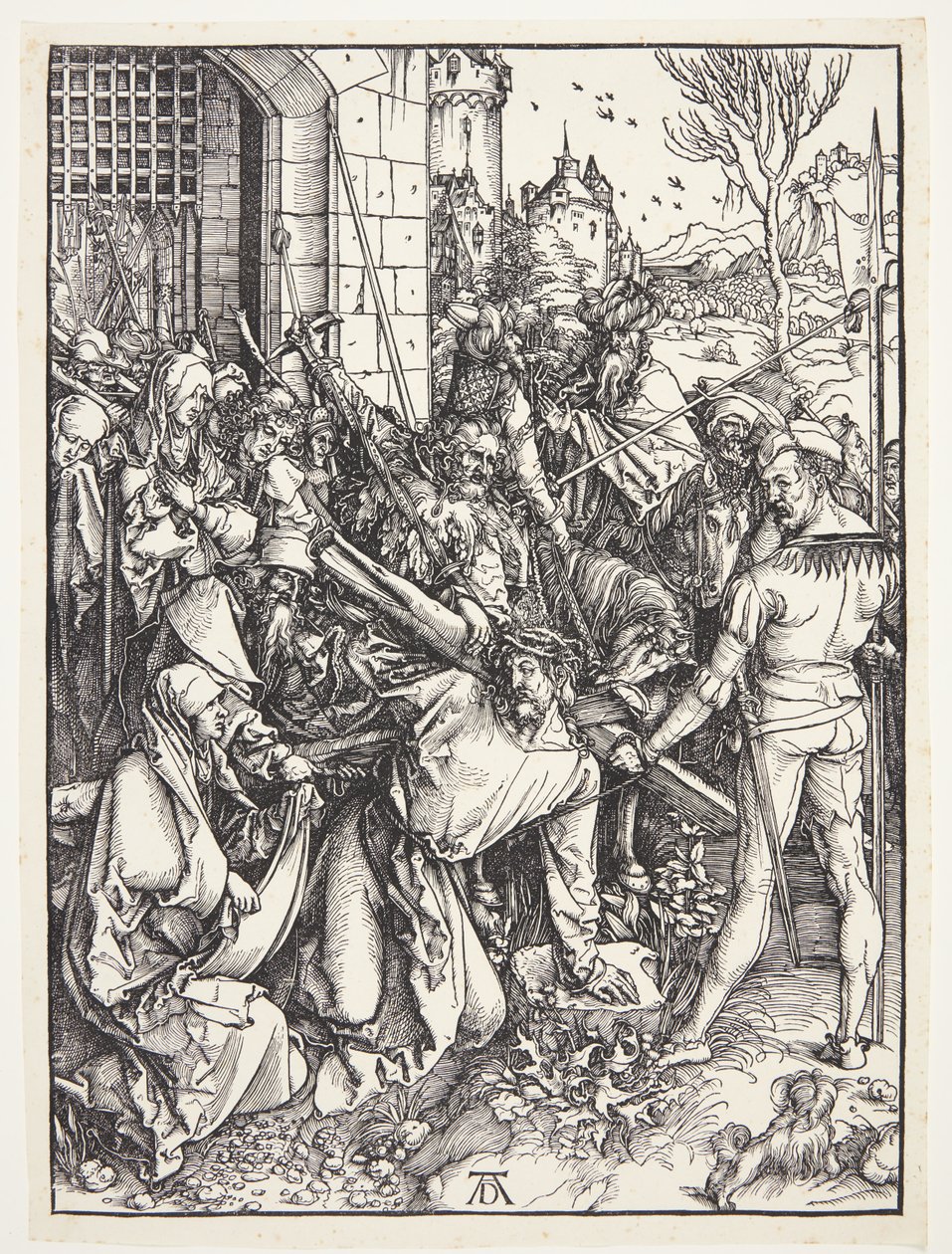 Cristo che porta la croce da Albrecht Dürer
