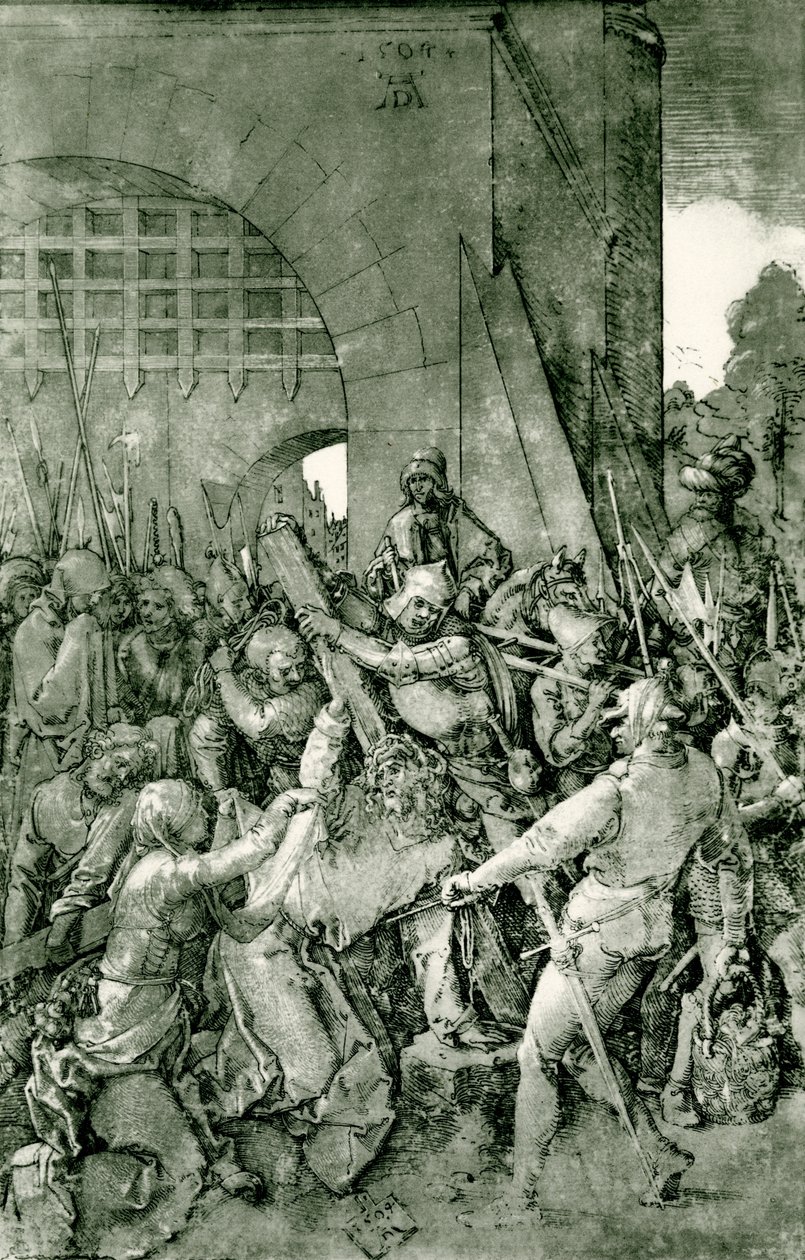 Cristo cade sotto la croce da Albrecht Dürer