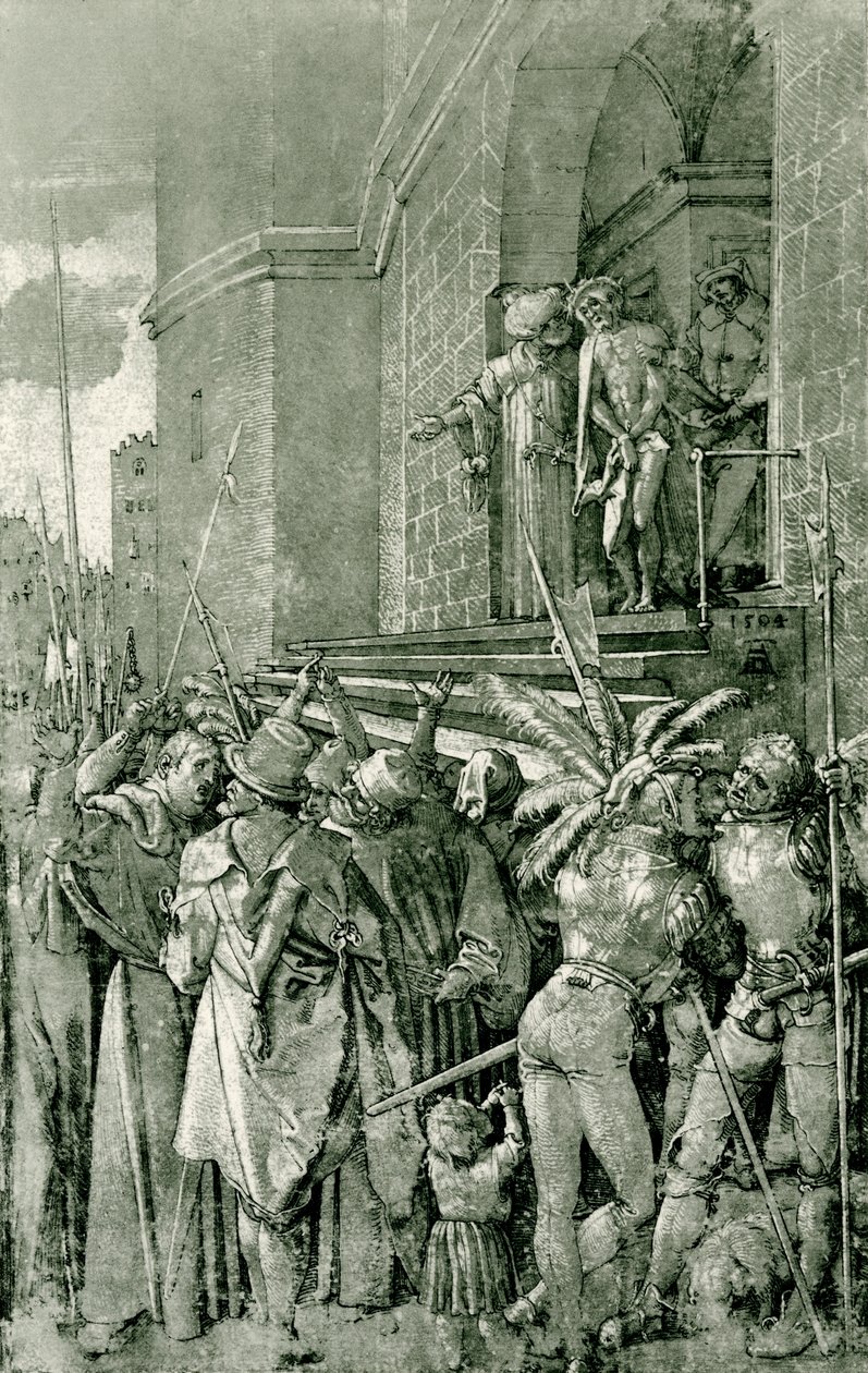 Cristo viene mostrato al popolo da Albrecht Dürer
