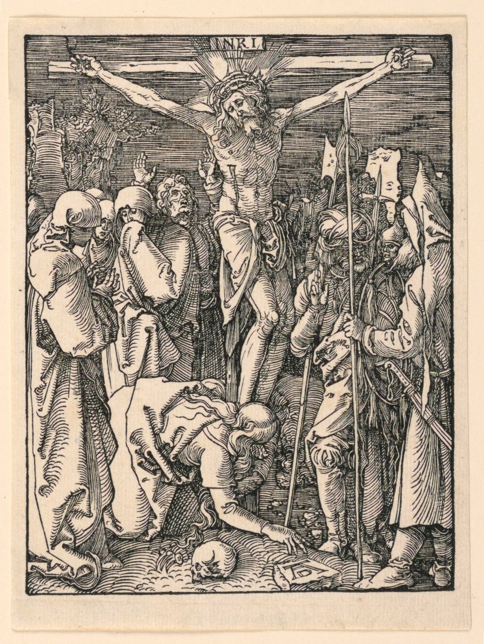 Cristo sulla croce (La crocifissione), dalla serie La Piccola Passione da Albrecht Dürer