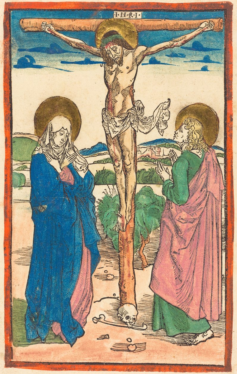 Cristo sulla croce tra la Vergine e san Giovanni da Albrecht Dürer