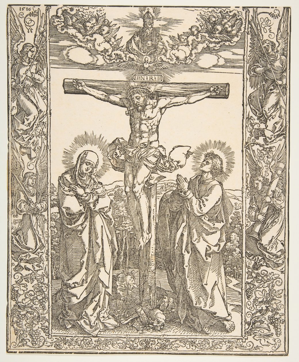 Cristo sulla Croce tra la Vergine e San Giovanni da Albrecht Dürer