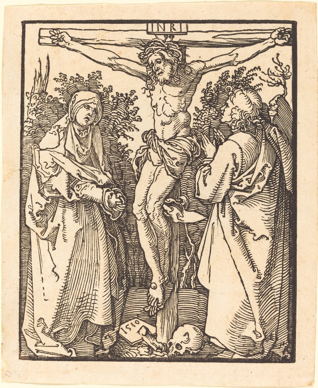 Cristo sulla Croce con Maria e San Giovanni da Albrecht Dürer