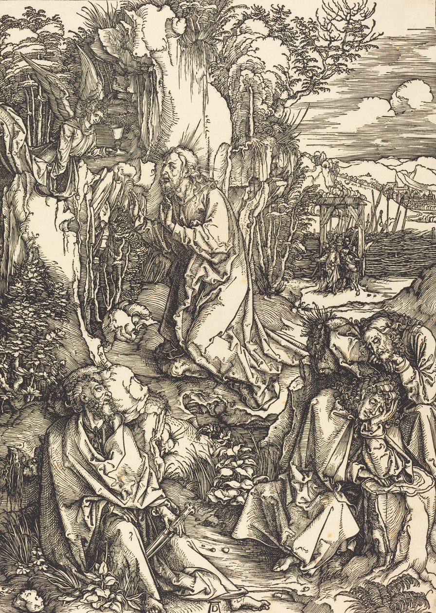 Cristo sul Monte degli Ulivi, c. 1497-1499 da Albrecht Dürer