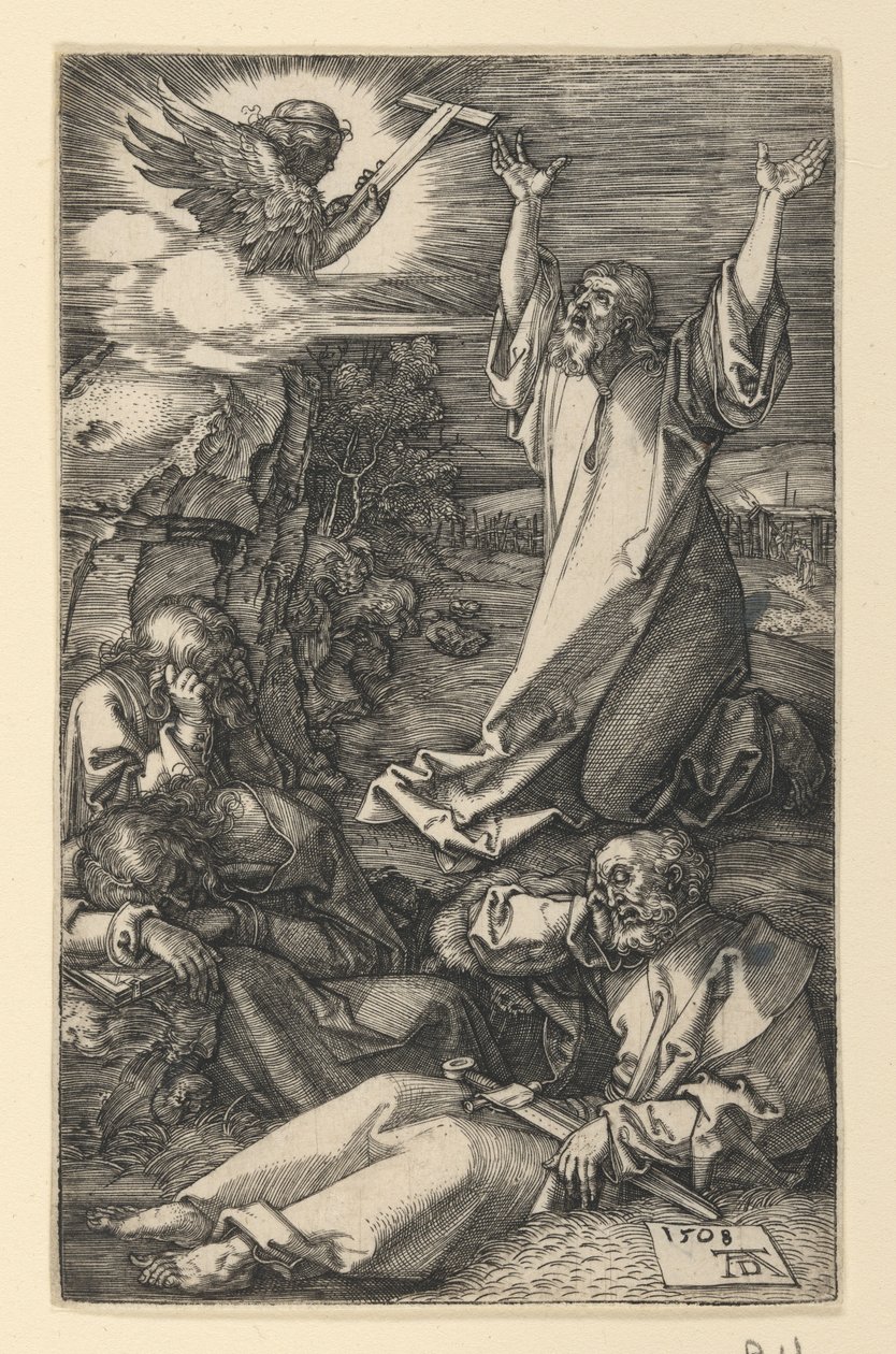 Cristo sul Monte degli Ulivi, dalla Passione incisa da Albrecht Dürer