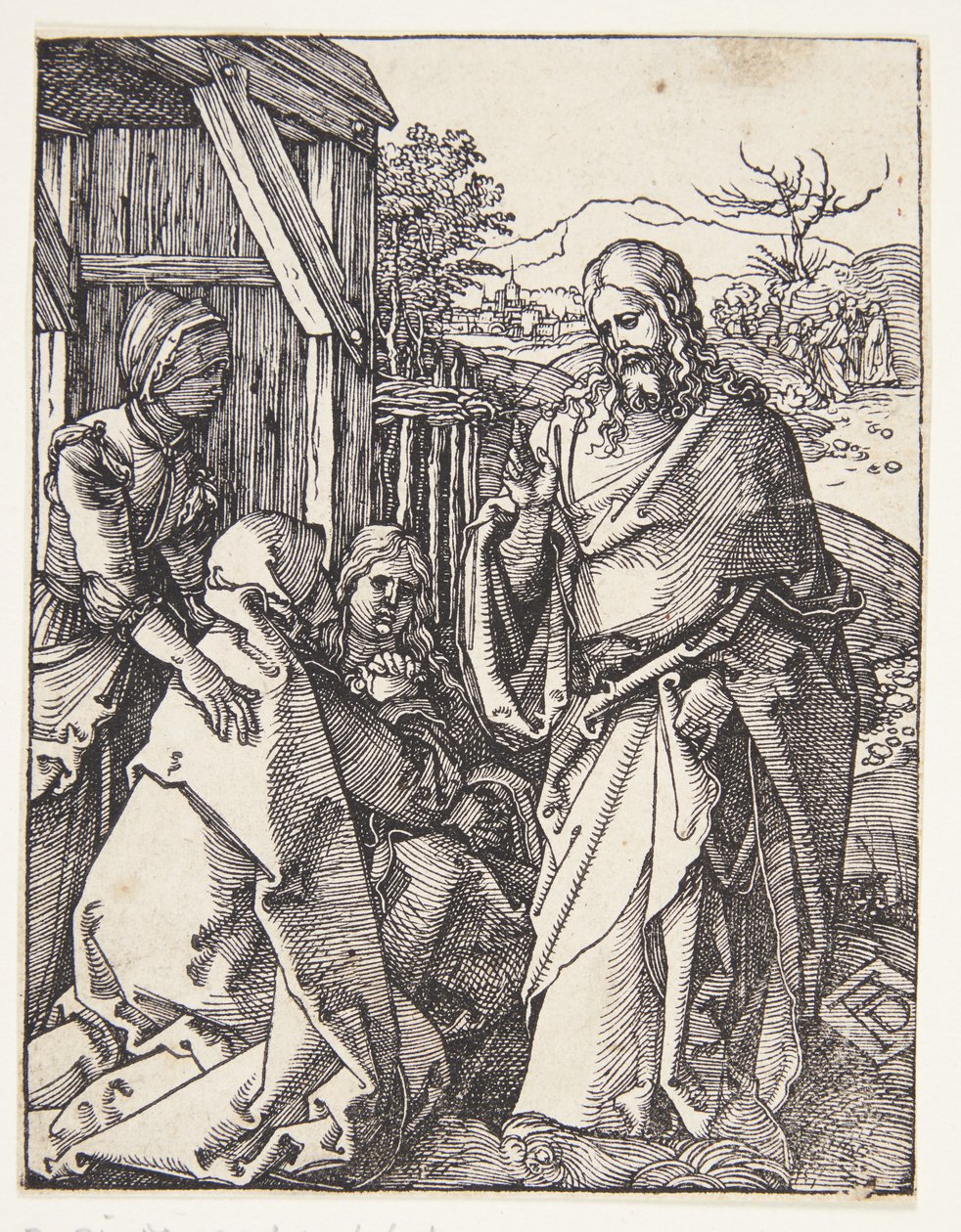 Cristo che si congeda da sua madre da Albrecht Dürer