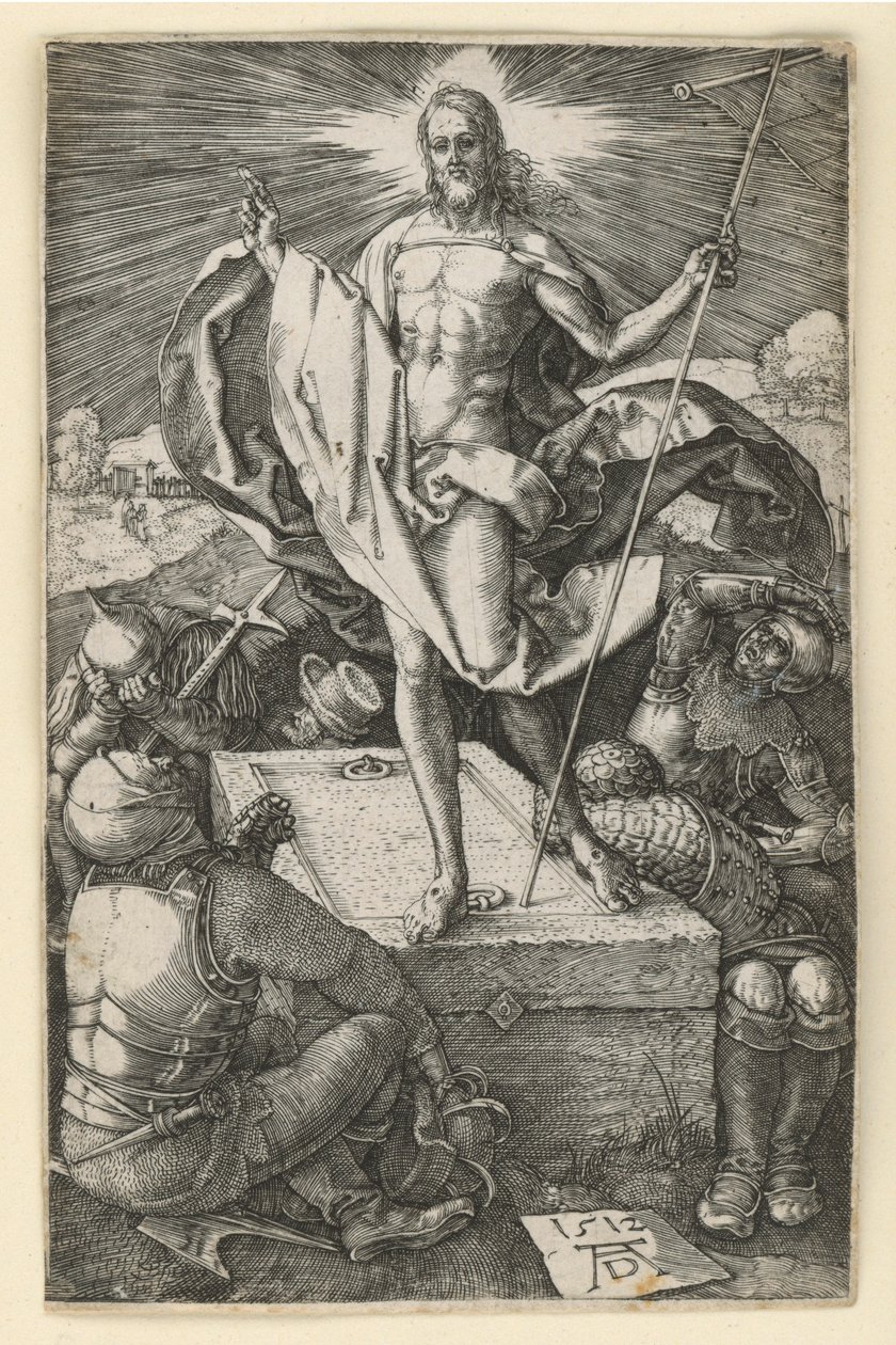 La risurrezione di Cristo (Passione incisa su rame) da Albrecht Dürer