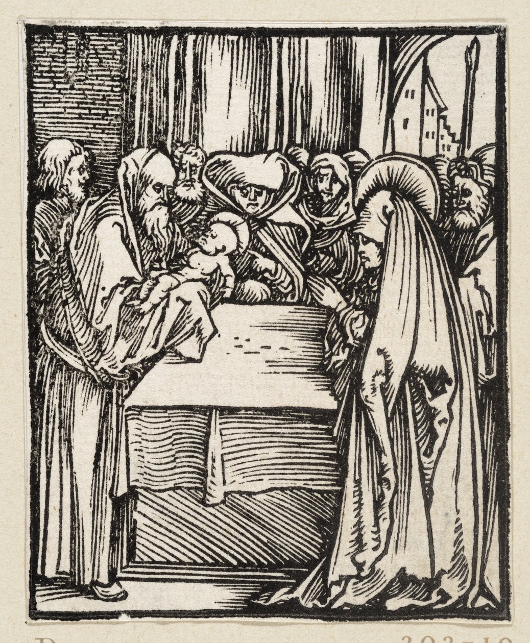 La presentazione di Cristo al Tempio (43 temi religiosi) da Albrecht Dürer
