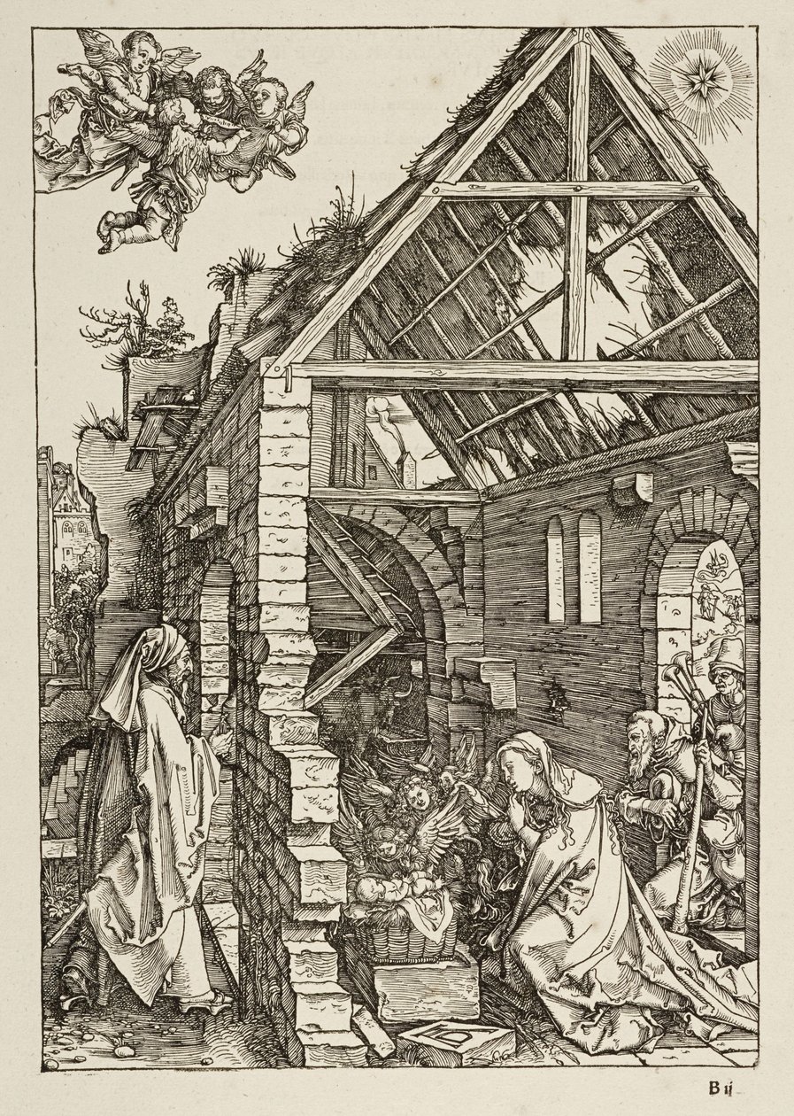 Nascita di Cristo (Vita della Vergine) da Albrecht Dürer