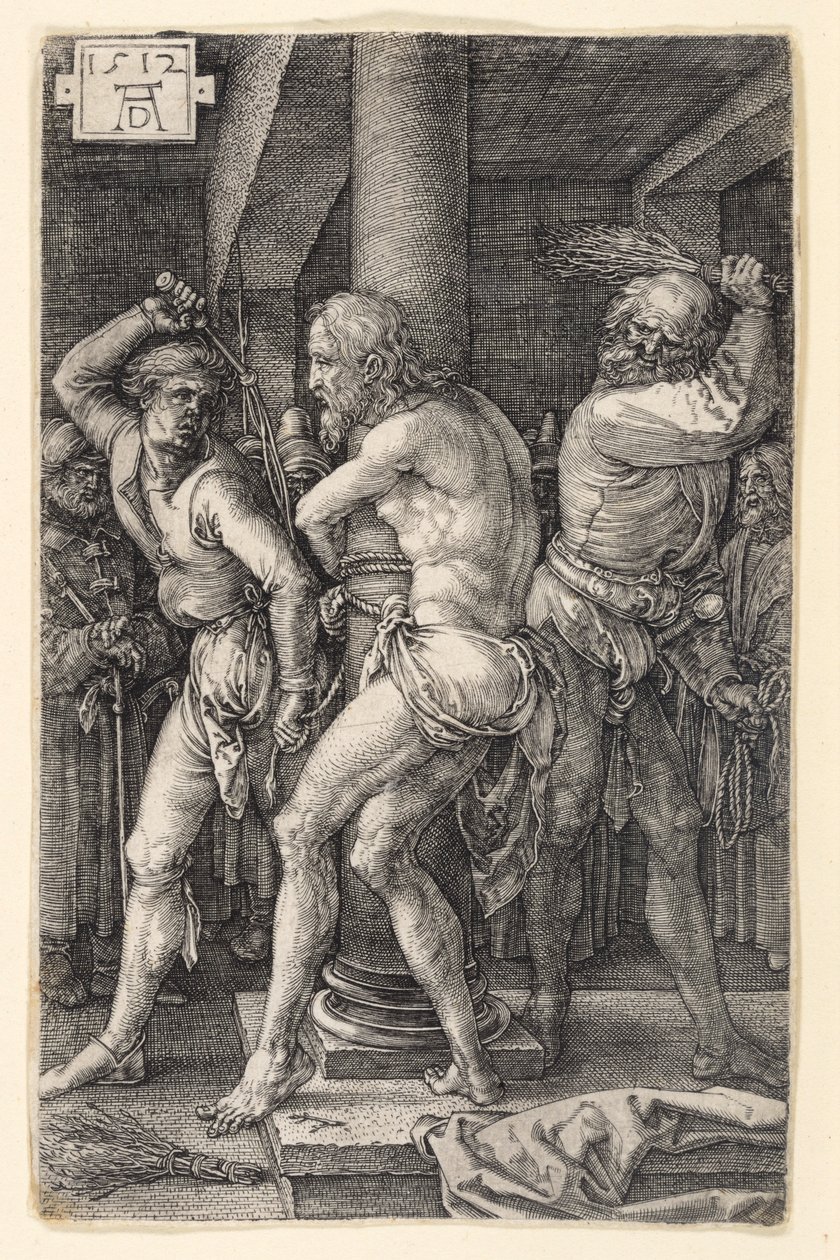 La flagellazione di Cristo (Passione in incisioni su rame) da Albrecht Dürer