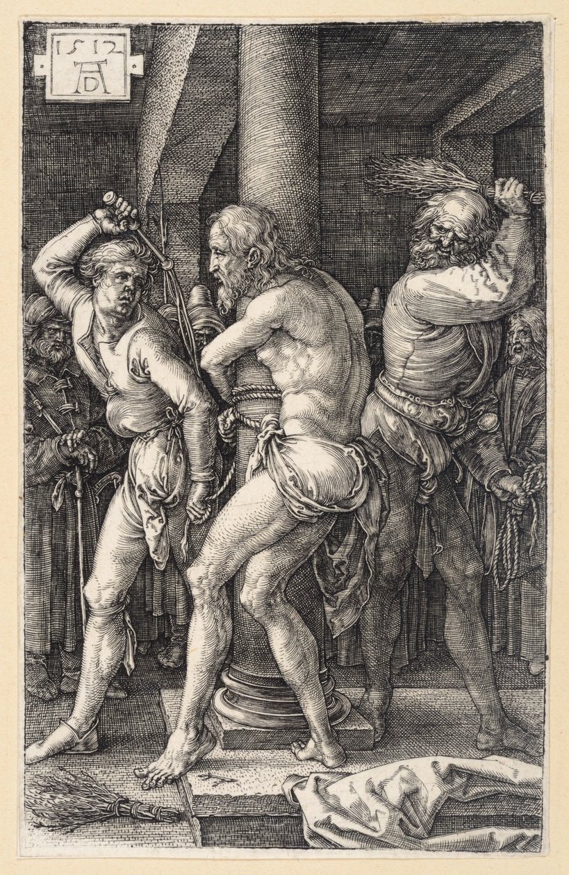 La flagellazione di Cristo (Passione in incisione su rame) da Albrecht Dürer