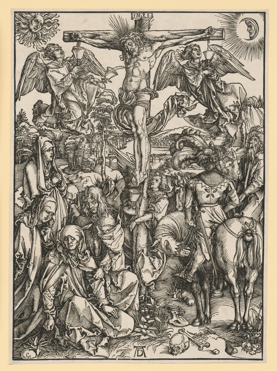 La crocifissione di Cristo (La Grande Passione) da Albrecht Dürer