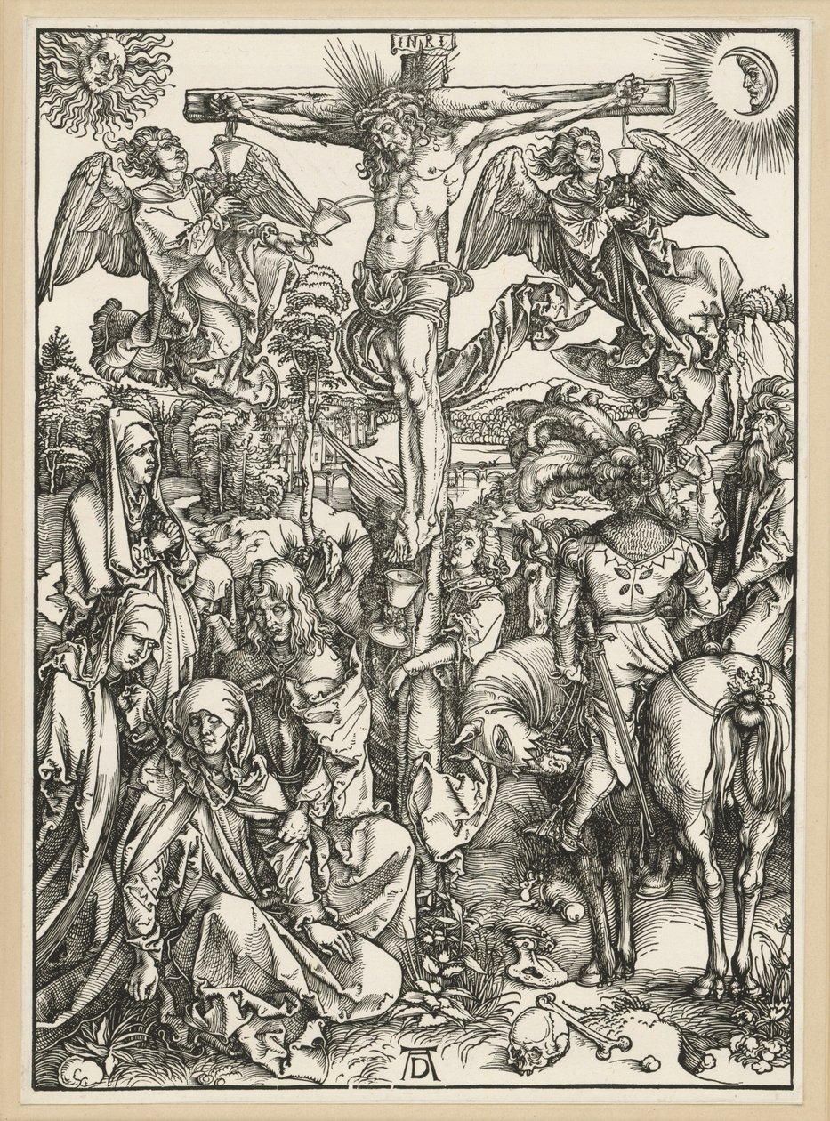 La crocifissione di Cristo (La Grande Passione) da Albrecht Dürer