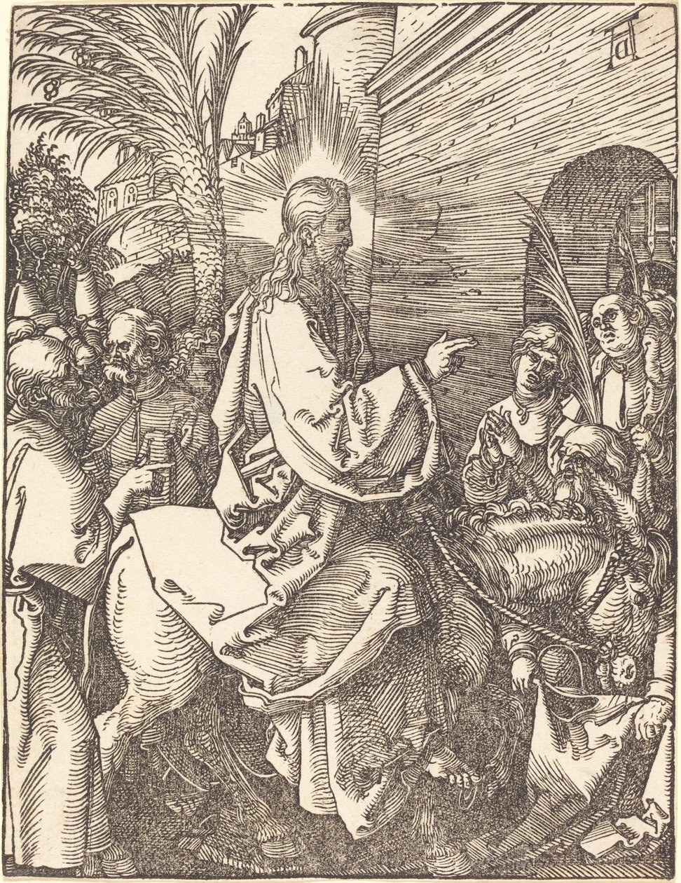 Ingresso di Cristo a Gerusalemme da Albrecht Dürer