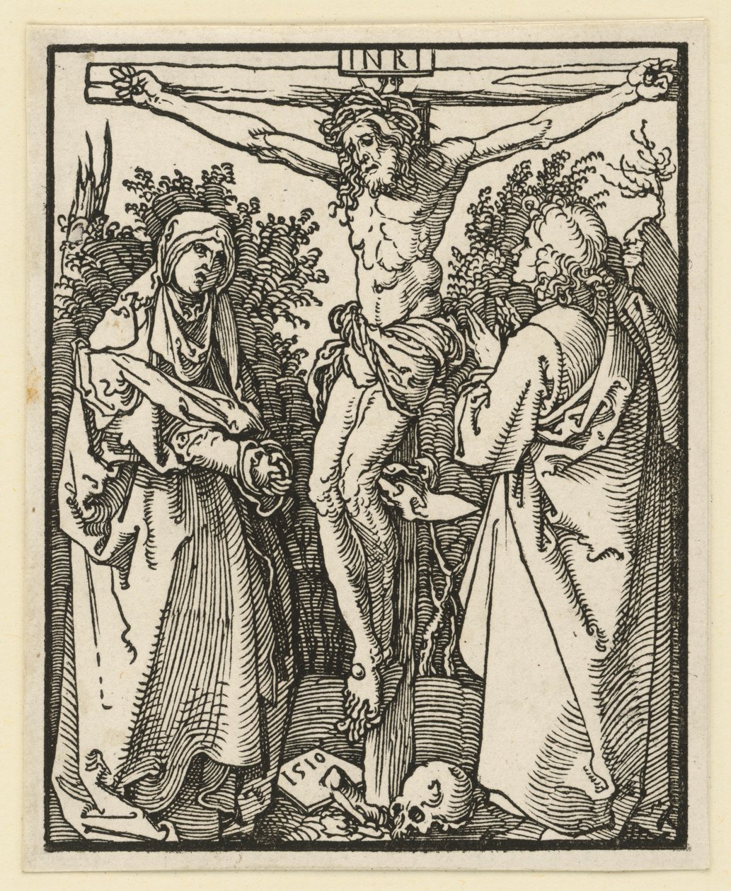 Cristo in croce con Maria e Giovanni da Albrecht Dürer