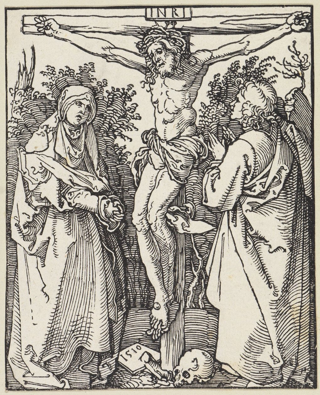 Cristo in croce con Maria e Giovanni da Albrecht Dürer