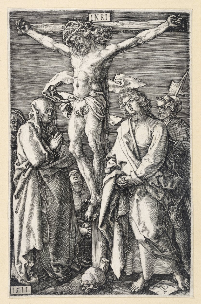 Cristo in croce tra Maria e Giovanni (Passione incisa) da Albrecht Dürer