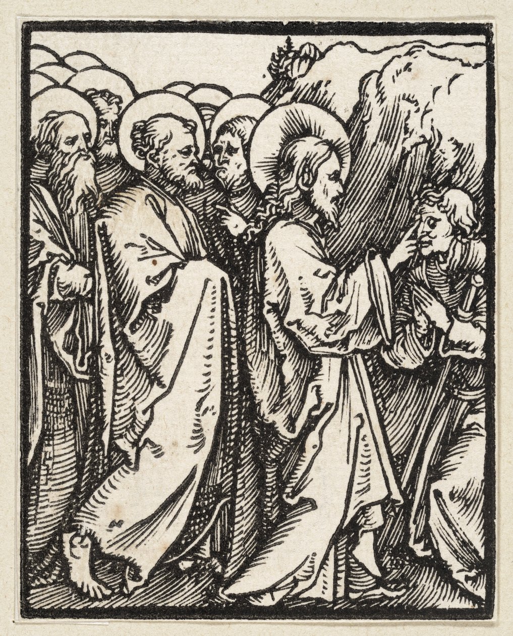 Cristo guarisce un cieco (da: Postilla, 43 xilografie) da Albrecht Dürer