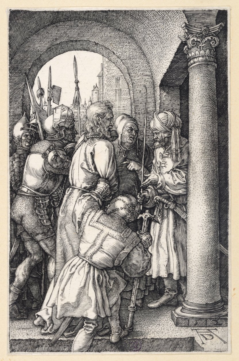 Cristo davanti a Pilato (Passione incisa) da Albrecht Dürer