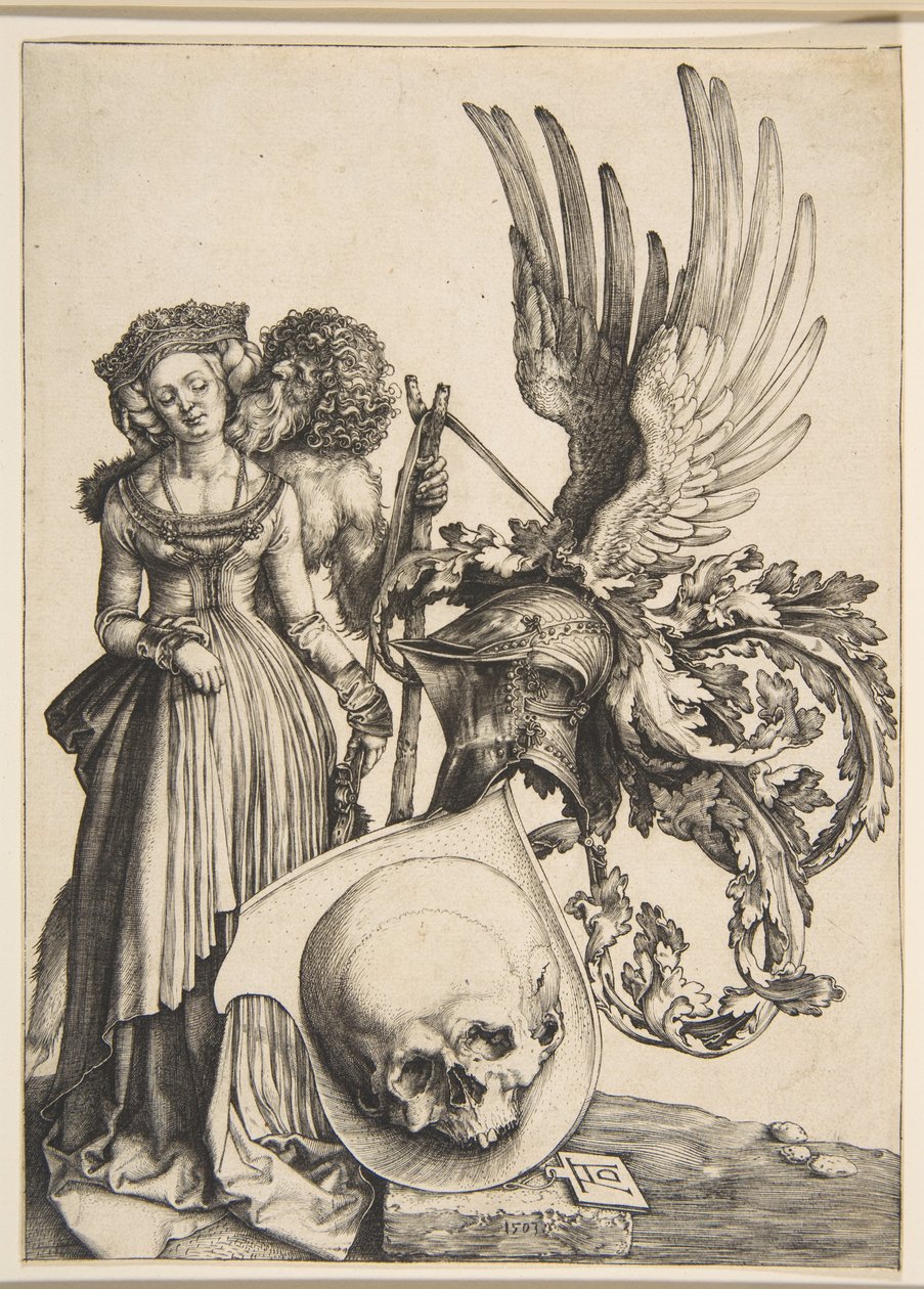 Stemma con un teschio da Albrecht Dürer