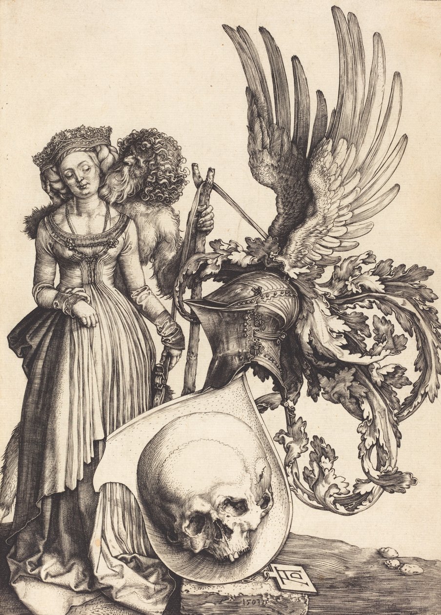 Stemma con un teschio da Albrecht Dürer