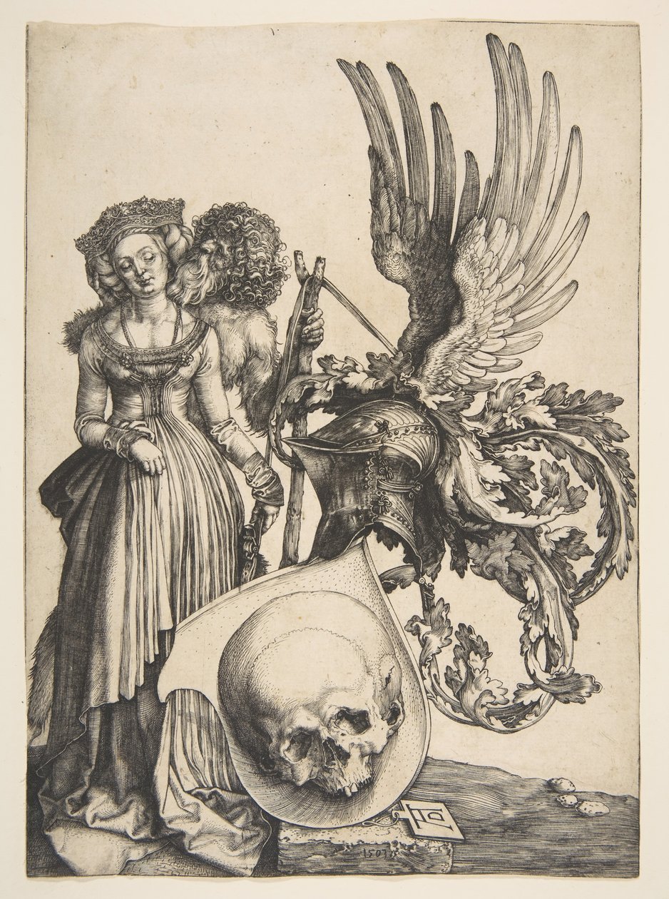 Stemma con un teschio da Albrecht Dürer