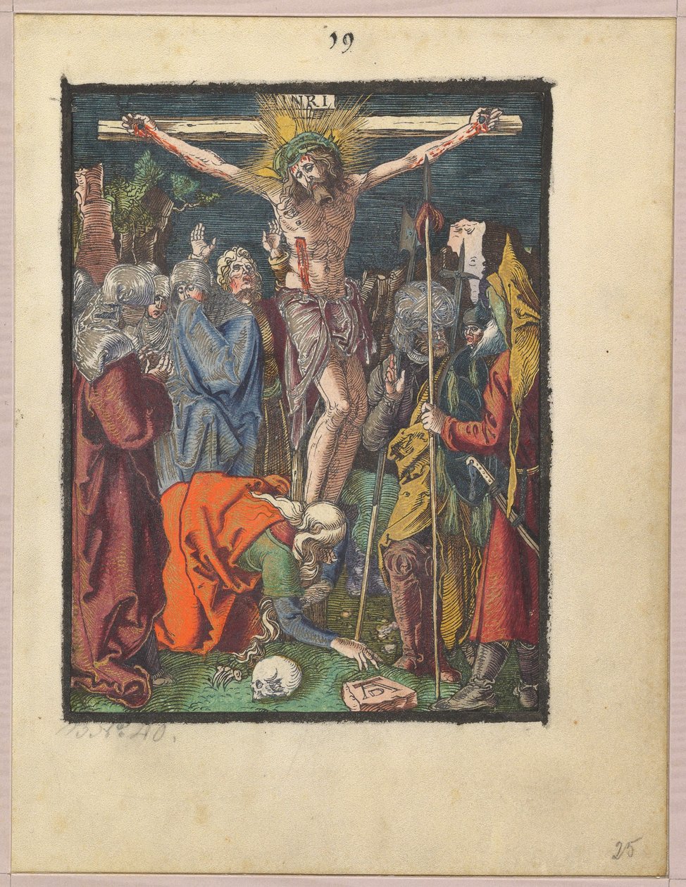 Kreuzigung, aus "Die kleine Holzschnittpassion" da Albrecht Dürer