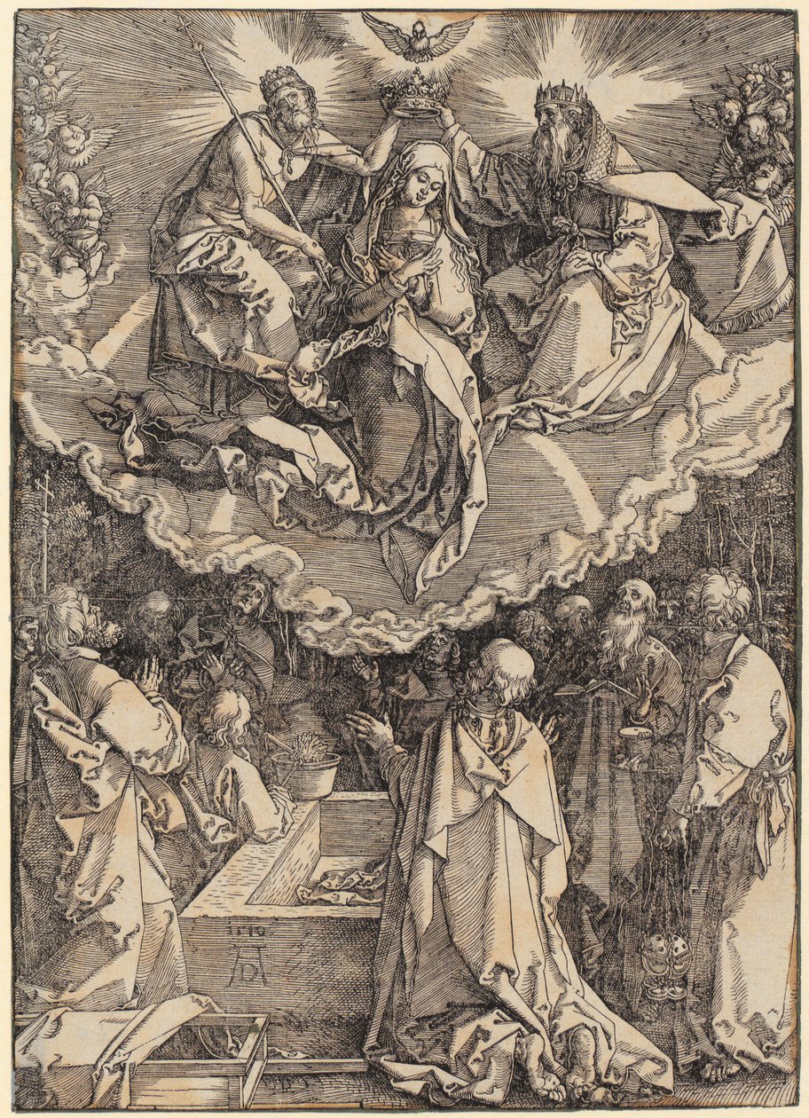 Raffigurazione nel tempio, foglio 13 della serie “La vita di Maria” da Albrecht Dürer