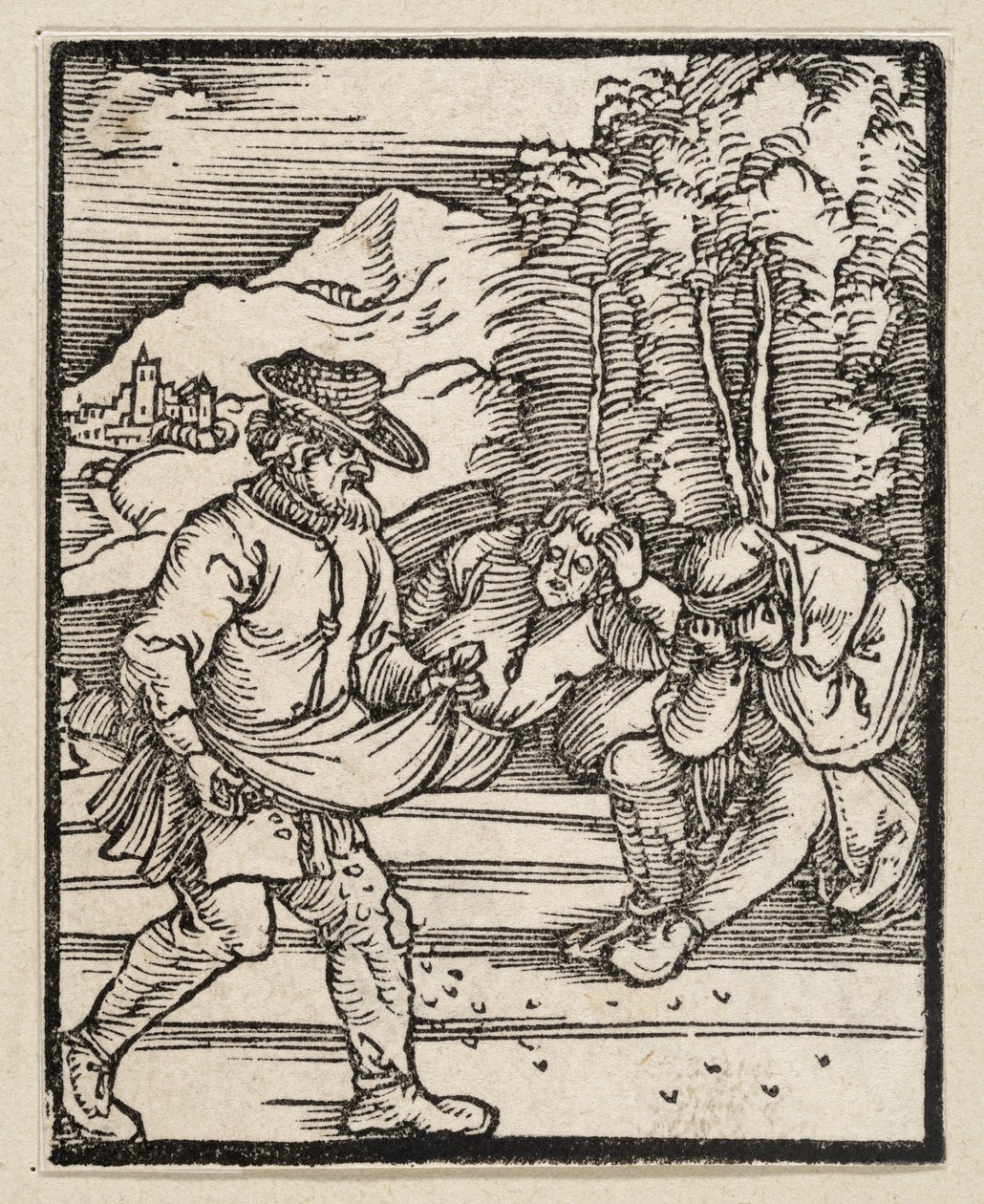 La parabola del nemico che semina la zizzania (da: Postilla, 43 xilografie) da Albrecht Dürer