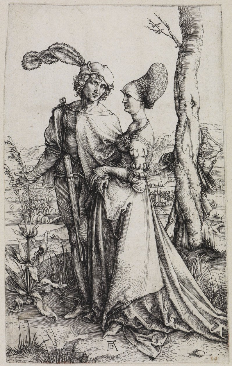 Gli innamorati e la morte (La passeggiata) da Albrecht Dürer