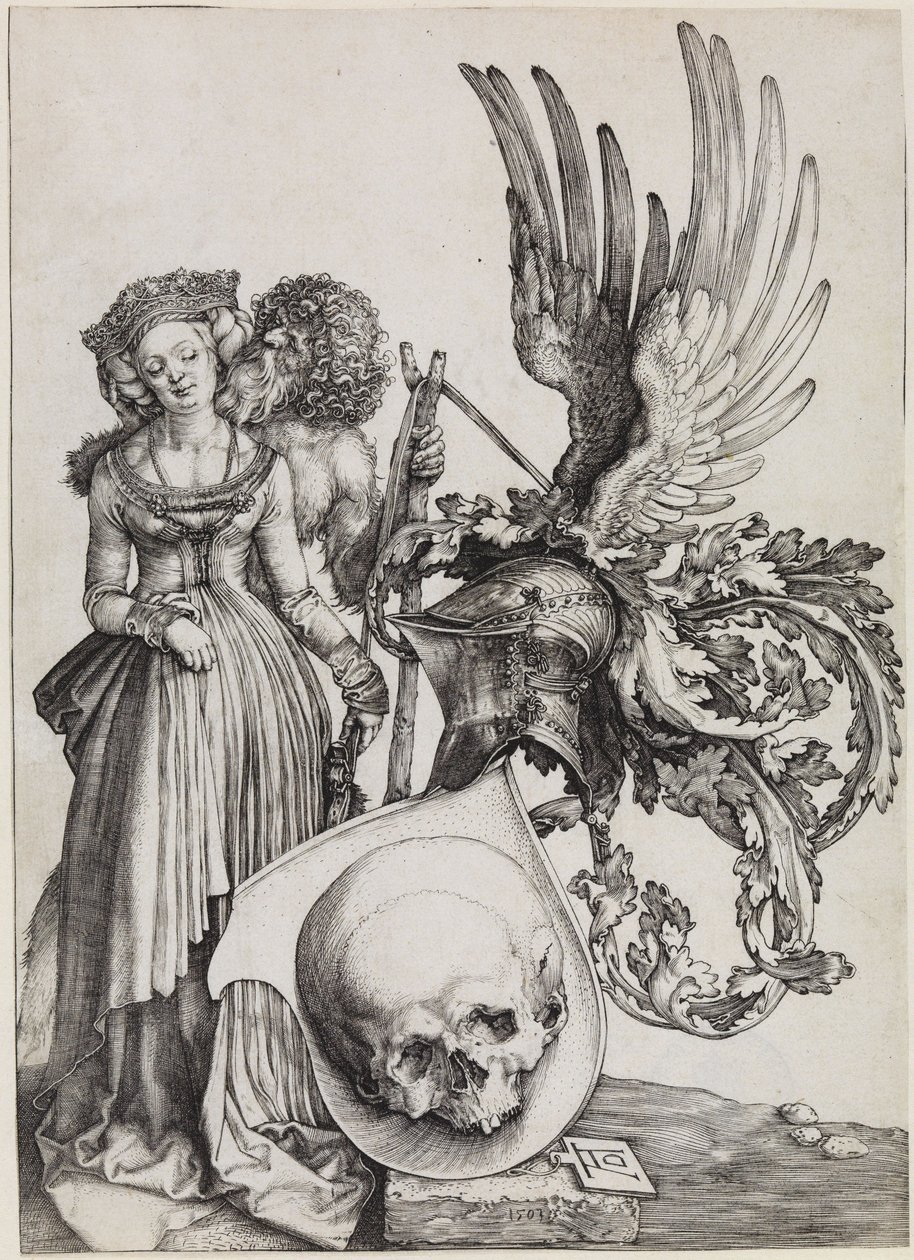 Lo stemma con il teschio da Albrecht Dürer
