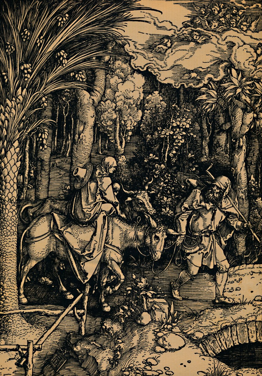 La fuga in Egitto, 1503-1504 da Albrecht Dürer