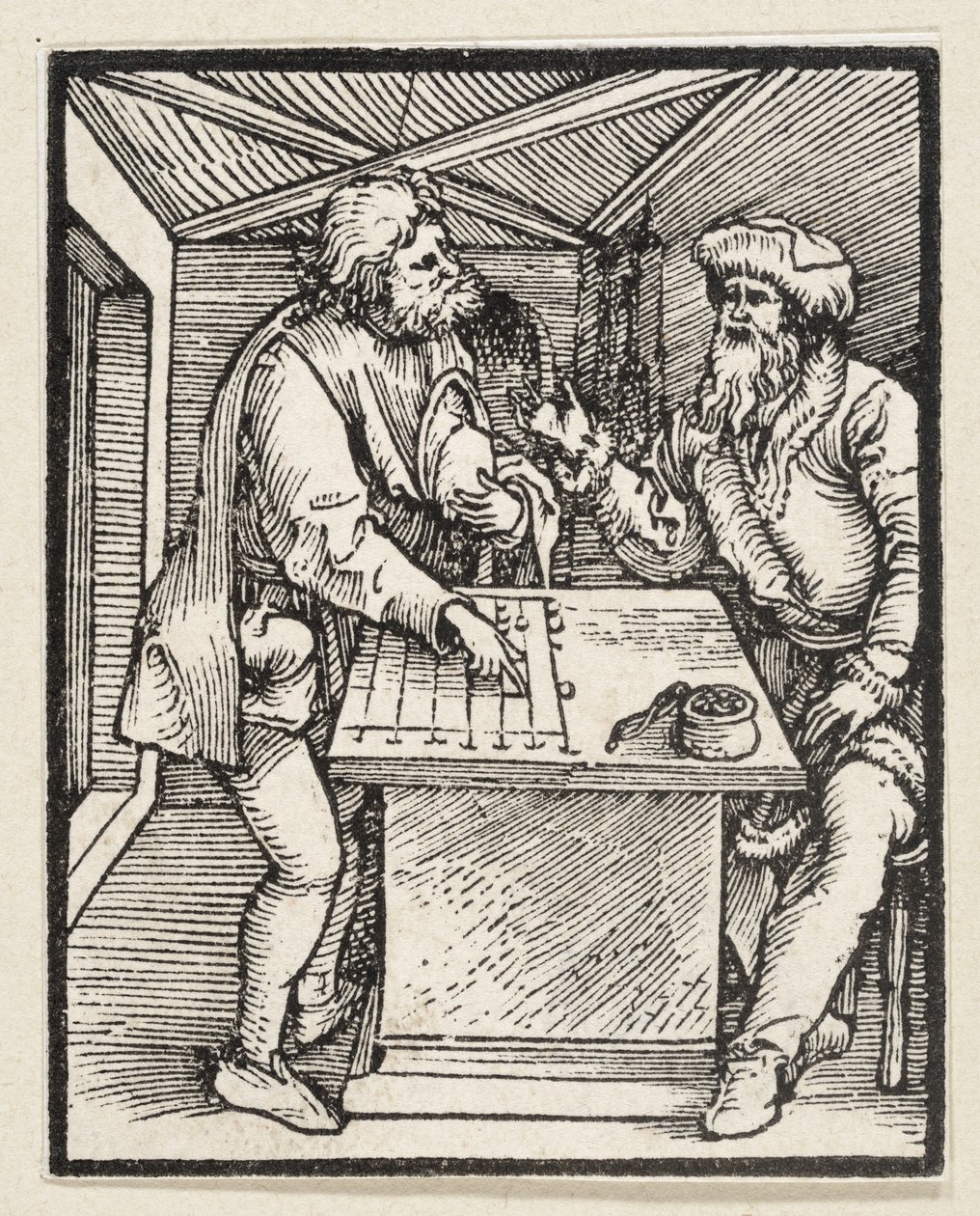 Il ricco e il suo amministratore (da: Postilla, 43 xilografie) da Albrecht Dürer