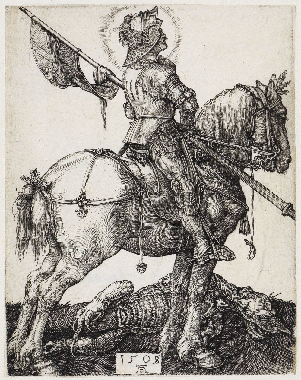 San Giorgio a cavallo da Albrecht Dürer