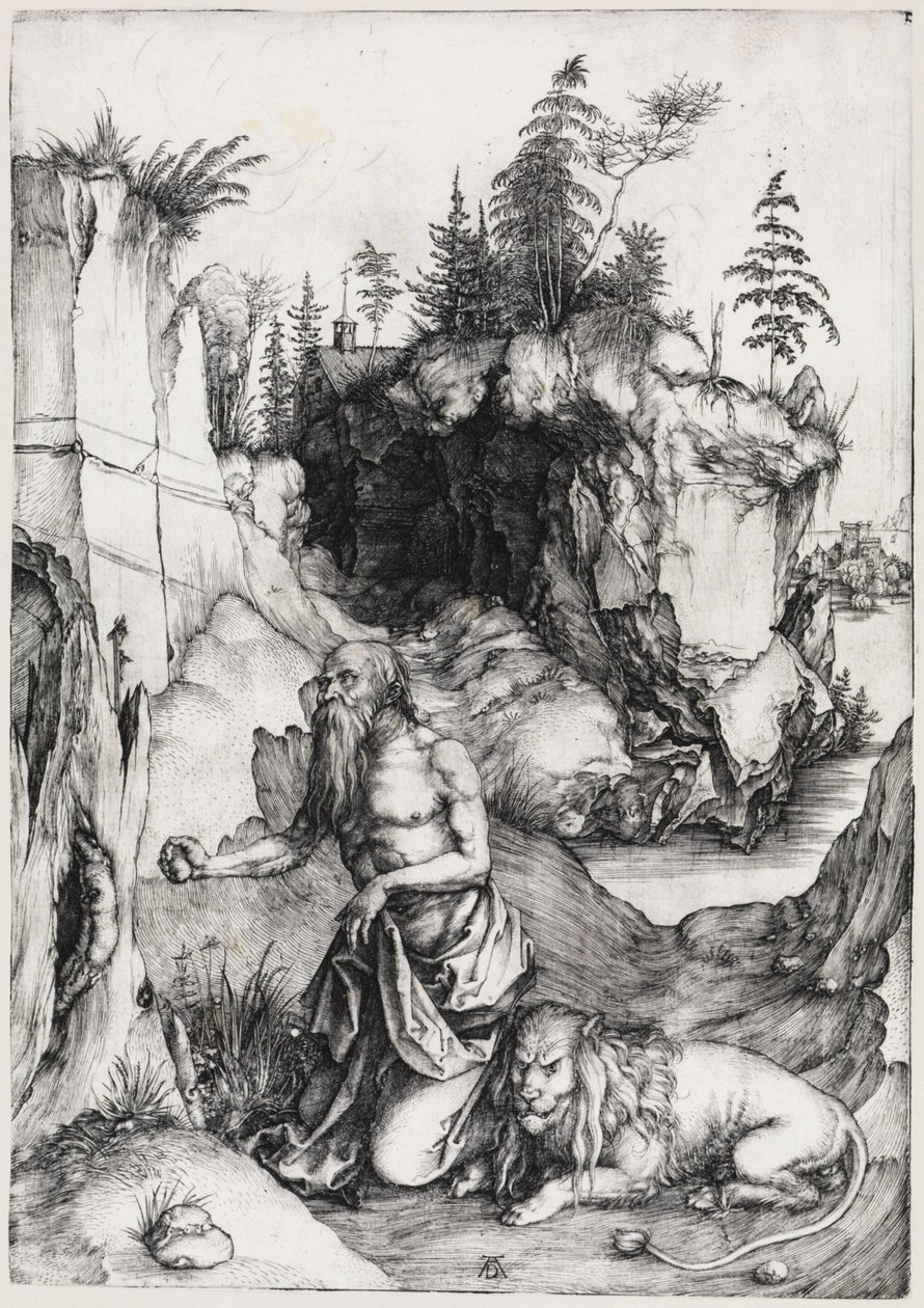 San Girolamo nel deserto da Albrecht Dürer