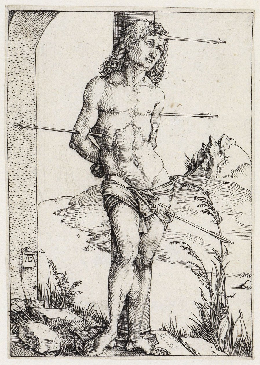 San Sebastiano alla colonna da Albrecht Dürer