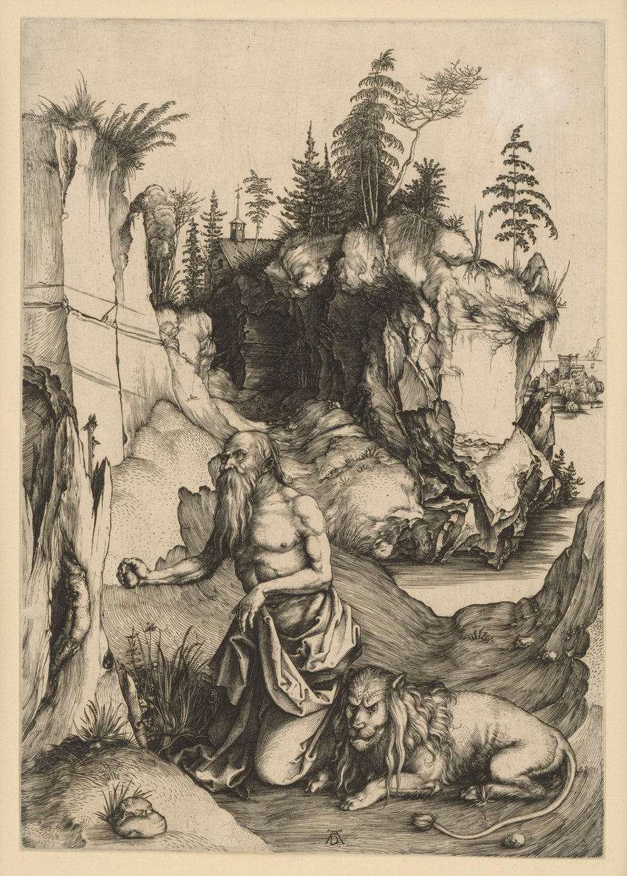 San Girolamo nel deserto da Albrecht Dürer