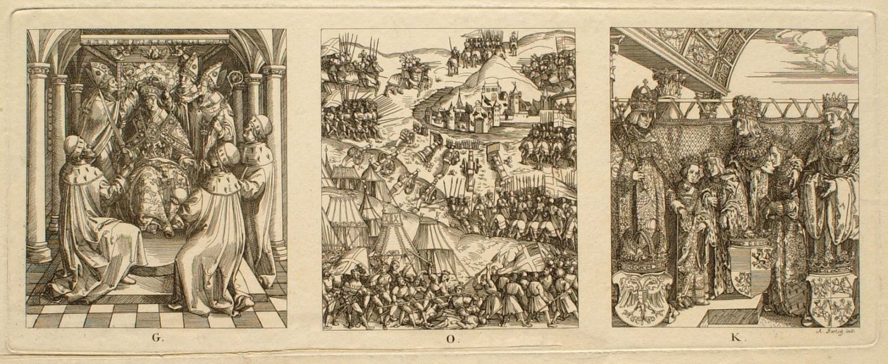 Dettaglio G, O, K da Albrecht Dürer