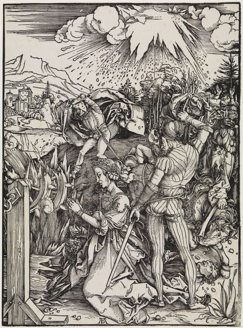 La decapitazione di Santa Caterina da Albrecht Dürer
