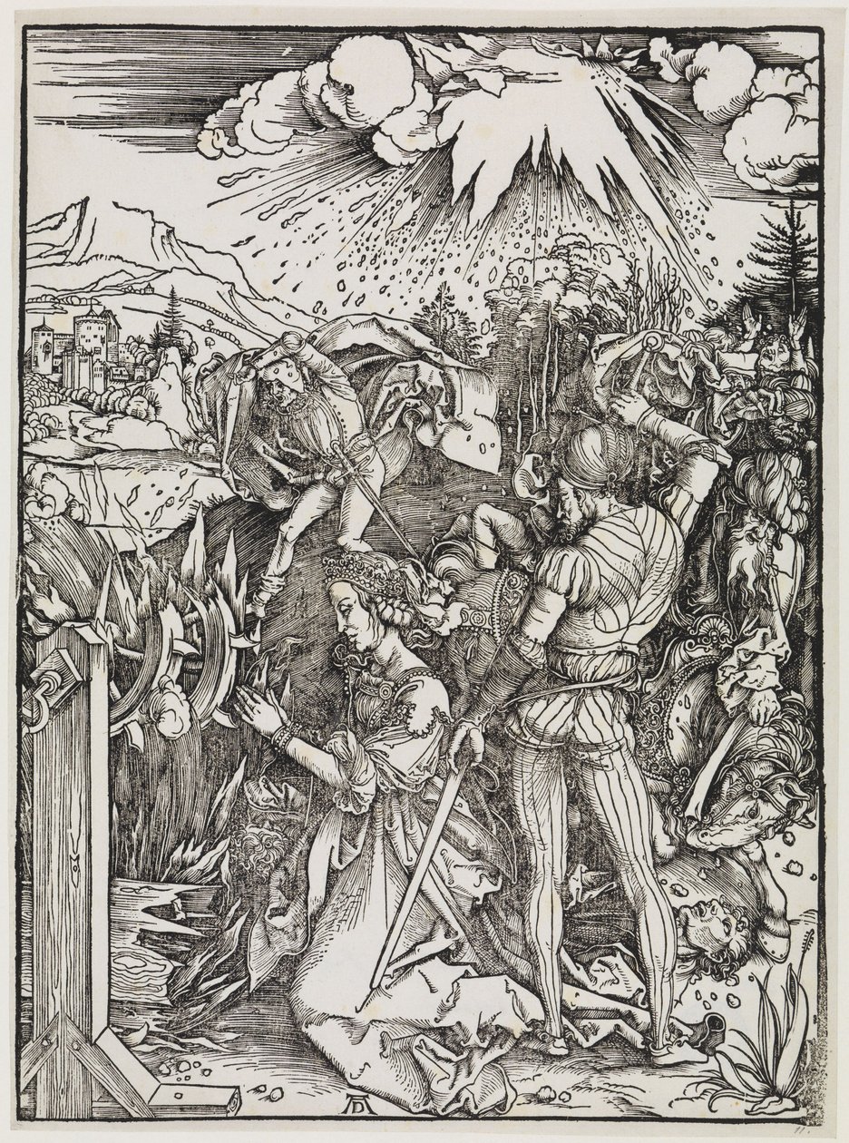 La decapitazione di santa Caterina da Albrecht Dürer
