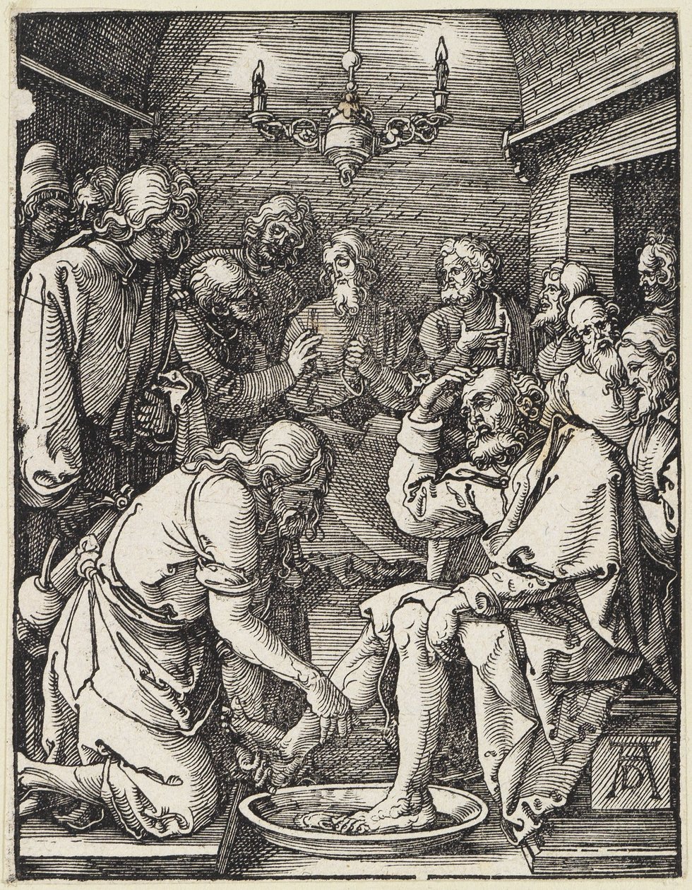 Il lavaggio dei piedi da Albrecht Dürer