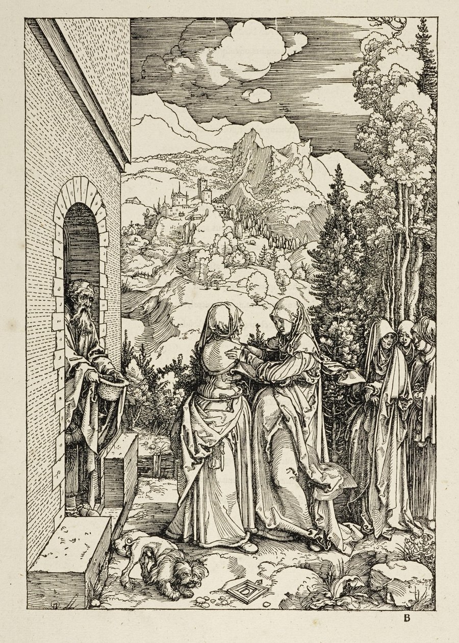 La Visitazione (Vita della Vergine) da Albrecht Dürer