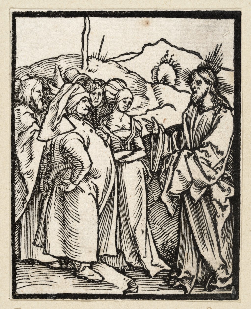 I peccatori si avvicinano a Cristo (43 argomenti religiosi) da Albrecht Dürer