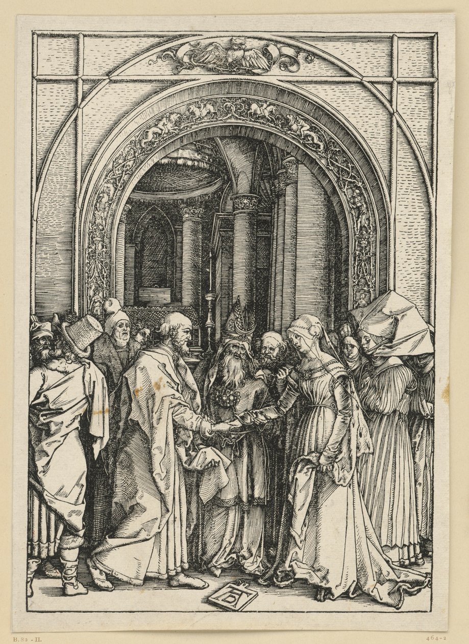 Lo sposalizio di Maria (Vita della Vergine) da Albrecht Dürer