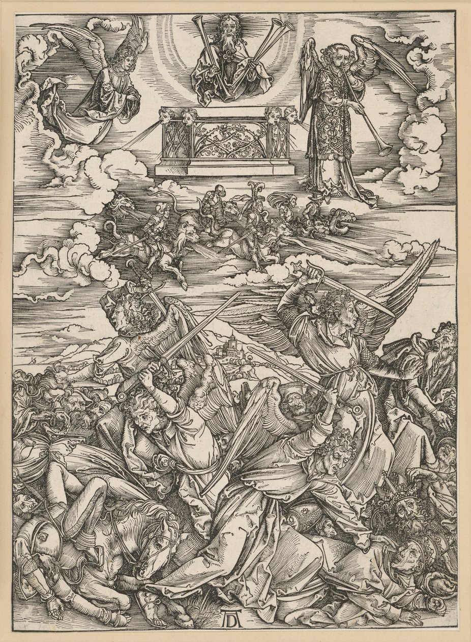 I quattro angeli della vendetta (Apocalisse) da Albrecht Dürer