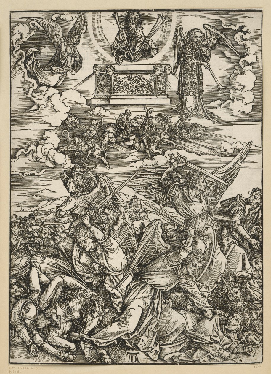 I quattro angeli della vendetta (Apocalisse) da Albrecht Dürer