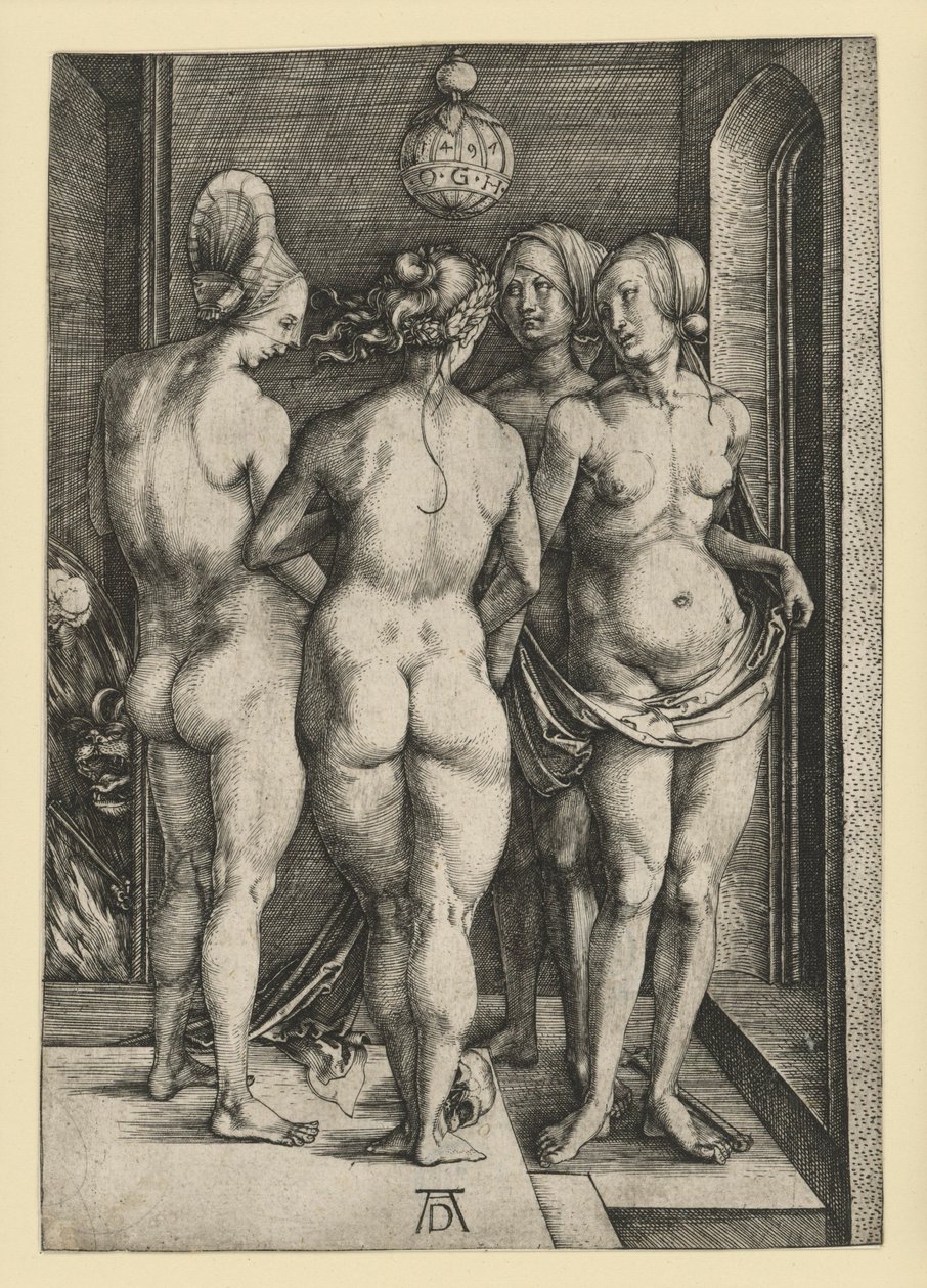 Le quattro donne nude da Albrecht Dürer