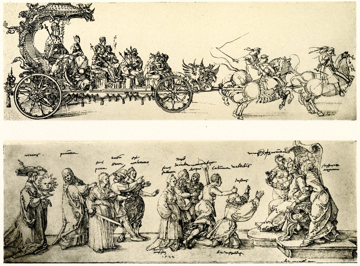 Bozzetto per il carro dell
